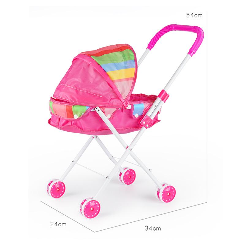 Set Passeggino per Bambole e Giocattoli Transfrontaliero per Bambine - Regalo di Compleanno Perfetto