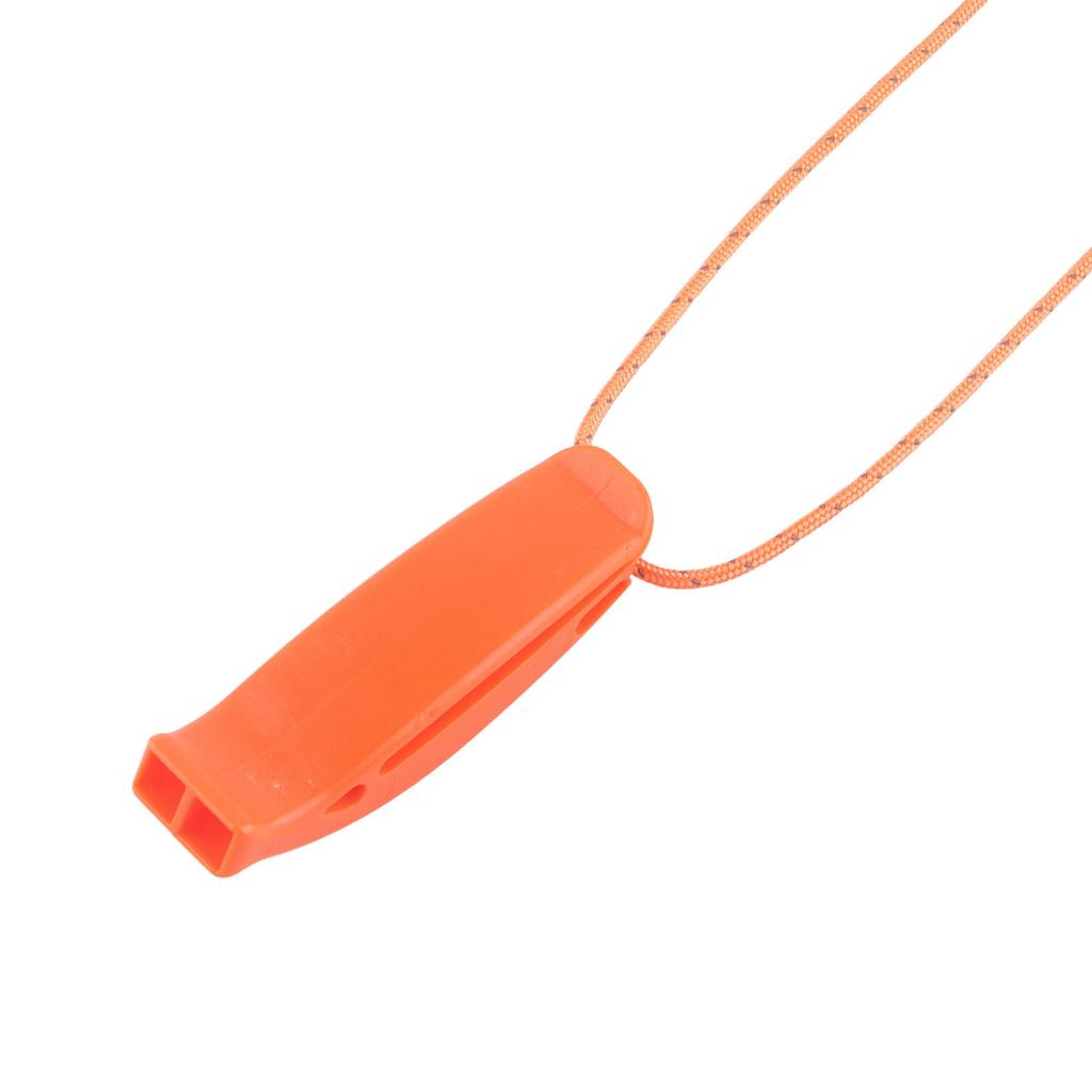 10 Pcs Safety Whistle Emergency Whistle With Rope Orange For Camping Hiking Hunting Fishing