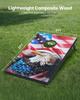 3x2ft Cornhole Set Portable Corn Hole Toss Game Board Wood with 8 Bean Bag