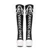 Fashion Women's new pointed, thick bottomed waterproof platform high-heeled, plus size lace up and knee high tube fashionable boots