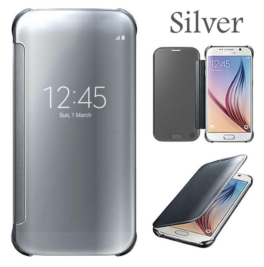 

Стильный черный акриловый чехол-книжка для Samsung S8/S8 Plus Silver S6