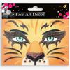 Halloween Christmas Diamond Animal Face Stickers Festival Party Stage Makeup Role Play Sparkling Diamond Mask Stickers