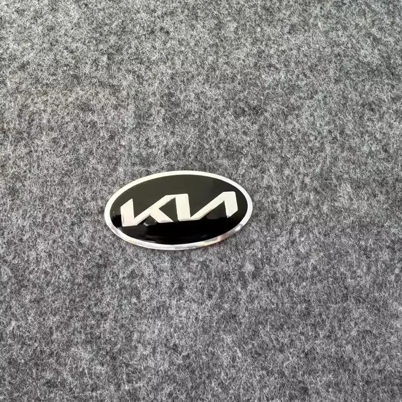 2026 Heißer Autoaufkleber Auto Lenkrad Mittel Emblem Aufkleber Dekoration Für KIA EV6 Sorento Niro Stinger Ceed Carnival K5 K9 S