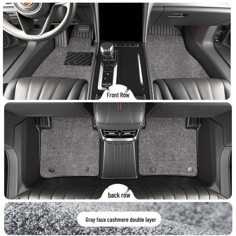 Hongqi H6 2023-2025 Full Coverage TPE Floor Mats - Interior Car Decor Accessories