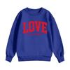 Kinder Freizeit Rundhals Bedruckter Pullover Langarm Kapuzen-Sweatshirt Oberteil