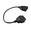 Professional Auto Diagnostic Connector Cable for 12Pin Male to OBD 16Pin Female Adapter