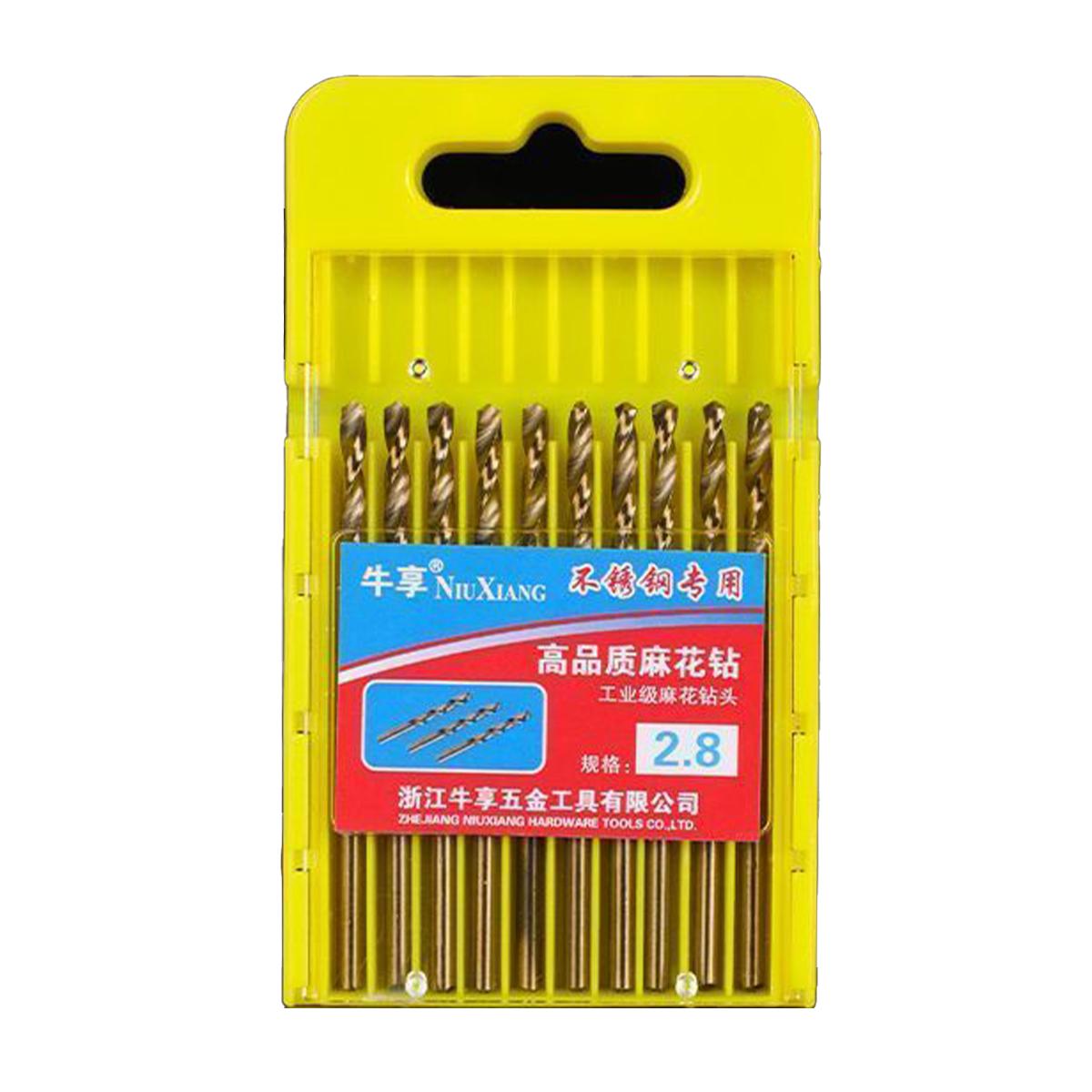 

M43 кобальтосодержащее сверло для пончиков из жареного теста из быстрорежущей стали с цилиндрическим хвостовиком для нержавеющей стали