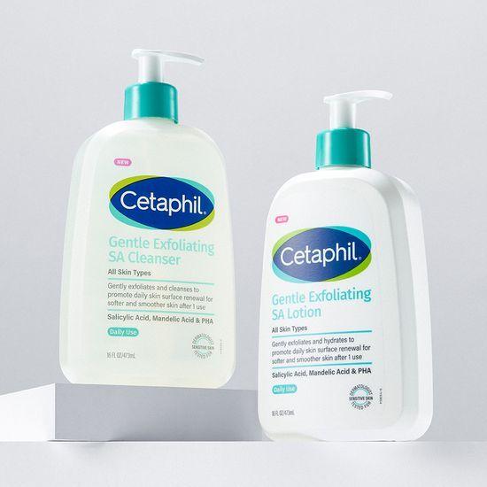 Cetaphil Exfoliating SA Wash 473ml Promotion (+Shower Sponge Free)