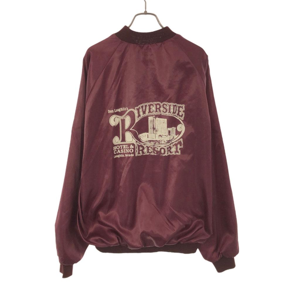 WESTARK 90s Made In USA Print Nylon Stajan XL Purple Jacket Old Men's Used