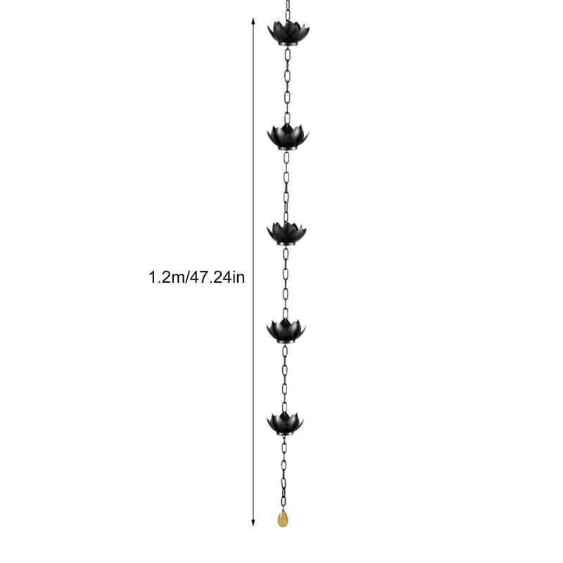 Rain Chains For Gutters Decorative Outdoor Gutter Rain Drum Functional And Decorative Replacement Gutter Rainwater Diverter