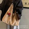 Bag Women's Large Capacity 2025 New Autumn and Winter Matte Retro Shoulder Bag Casual Work Commuter Child and Mother Tote Bag