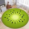 Tapetes e Carpetes com Estampa de Frutas 3D para Decoração de Sala de Estar em Casa Tapete para Decoração de Quarto de Adolescente Tapete de Área Antiderrapante Tapetes de Chão para Sofá