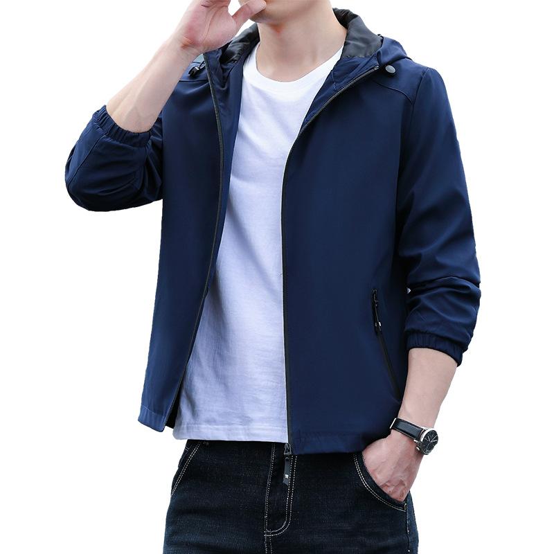 Kurtka Męska Kurtka Wiosenna Wiosenna Koreańska Męska Kurtka Studencka Modna Kurtka Wiosenno-Jesienna Kurtka Męska Odzież Męska