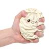 1/2Pcs Stress Relieving Cream Roll Toy, Slow Rebound Smiling Face Cream Squeeze Toy, Soft Stretchy Fidget Cake Sensory Toy for Kids Adults