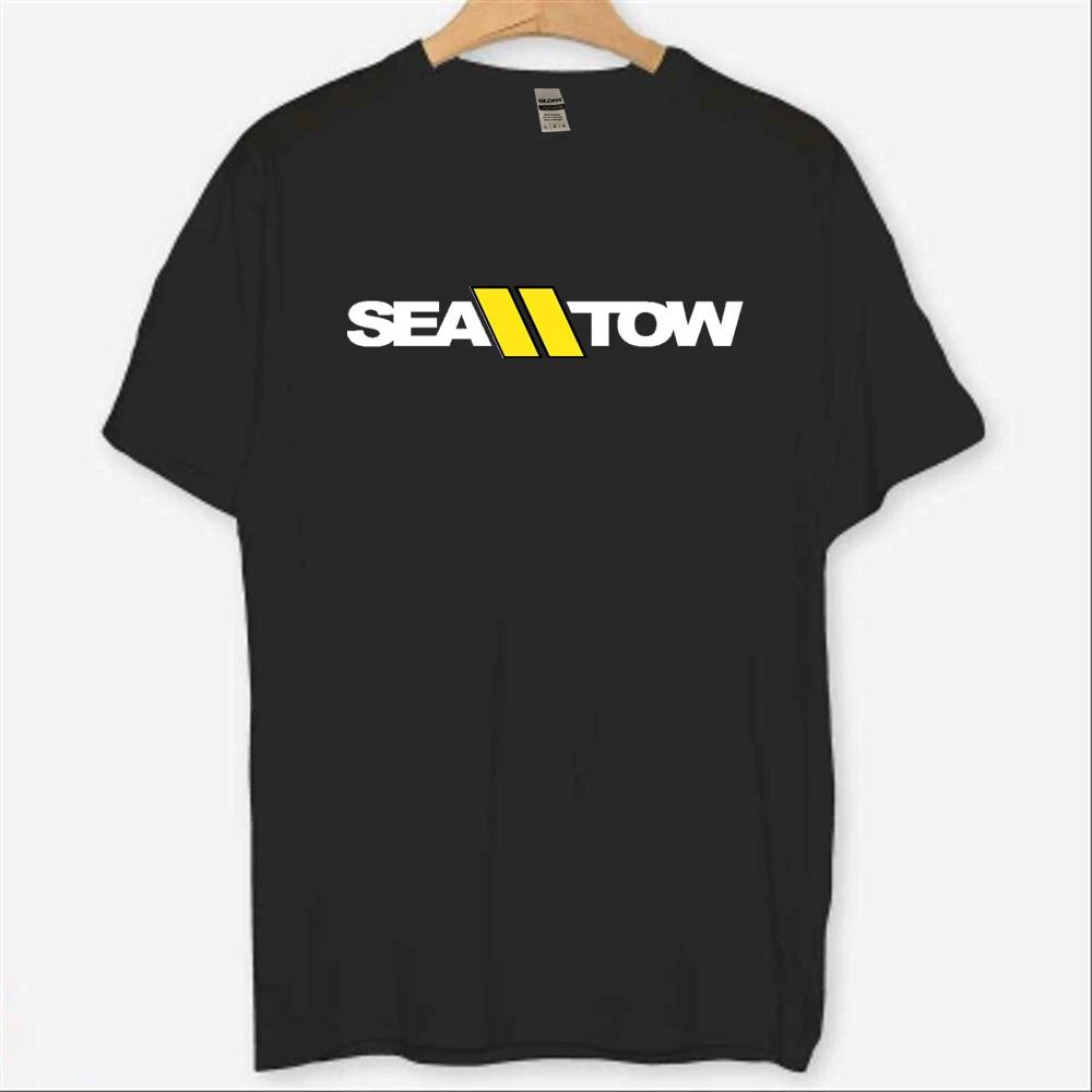 Men s and Women s T-shirts Sea Tow Boat Cars Racing Sports L