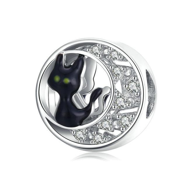 Fits Original Fashion Bracelet Necklace 925 Sterling Silver Cup Cat Charms Bead Women 925 Silver Pendant Diy Jewelry Kit