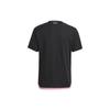 Adidas Letter Logo Printed Short Sleeve T-Shirt Kids Tops Black HT4028