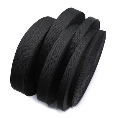 Black & White Polypropylene Webbing Strap 1-5cm Thickened for Schoolbags & Backpacks