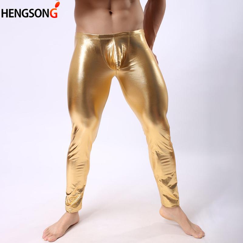 Moda Hombre Rendimiento Pantalón Slim Lápiz Pantalón Negro Piel Sintética  Leggings Pantalones Sexy Leggings comprar a buen precio — entrega gratuita,  reseñas reales con fotos — Joom