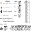 Pill Box 7 Day Metal,Weekly Pill Box Organiser,Medicine Box,Small Mini Daily Tablet Box,Medication Organiser To Hold