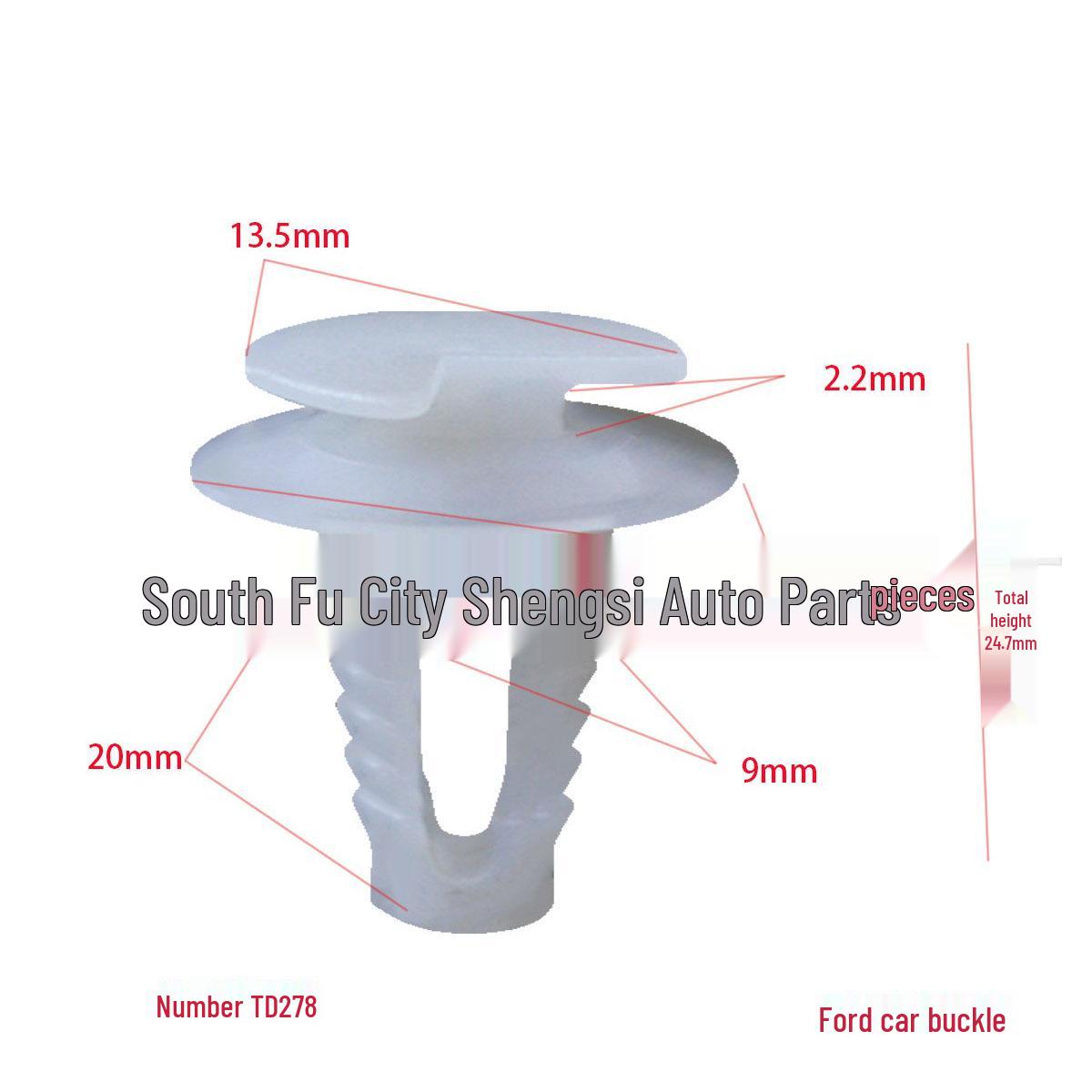 

Треугольная накладка зеркала заднего вида Ford Transit с универсальной пряжкой для установки 10000