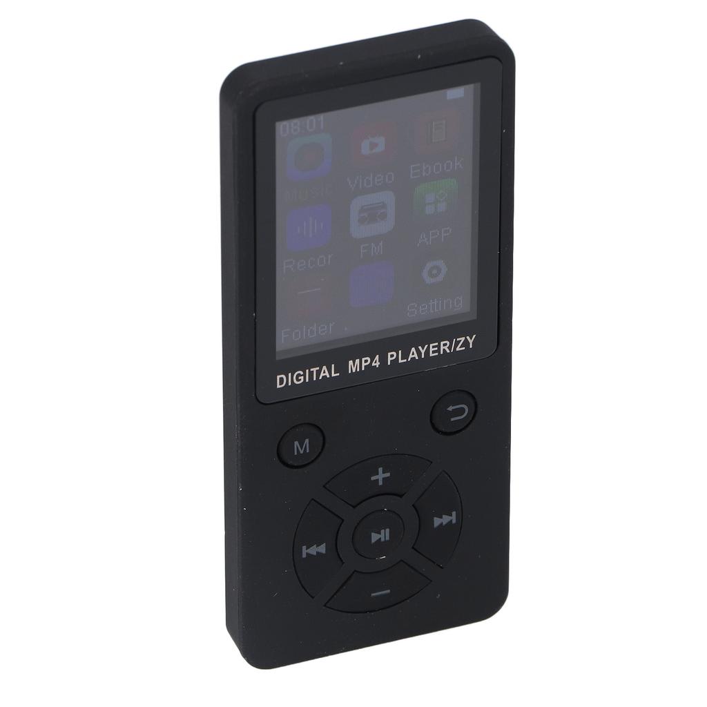 64GB MP3 MP4 Player with Bluetooth 5.0 1.8 Inch Screen Portable HiFi Music Player with Speaker Video FM E Book Earphone