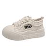 Thick-soled Heightening Canvas Shoes Women's Low-top 2025 Spring and Summer New Little White Shoes Versatile Student Casual Board Shoes