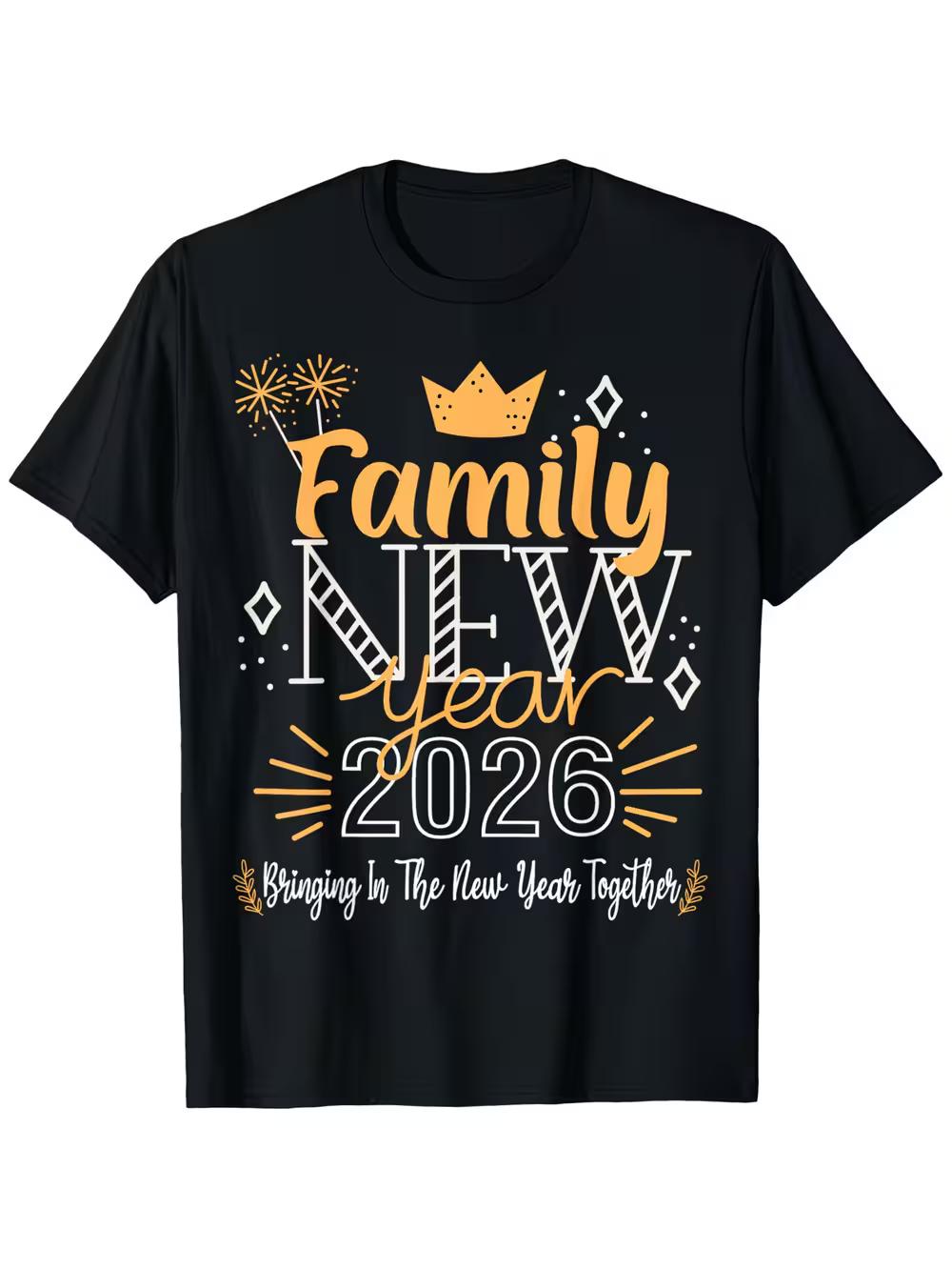 

2026 Family New Year Set Happy New Year T-Shirt M