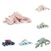 Adorable peluche Dragon Céleste, douce et mignonne, un long oreiller pour enfants, disponible en rose, bleu et vert.