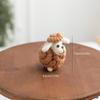 Adorable Felt Lamb Miniature 1Pc Mini Soft Wool Sheep Ornament Small Table Decor for Living Room Bedroom Nursery Party Holiday Gift