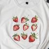 Strawberry Graphic T-Shirt – Cottagecore Berry Lover Tee