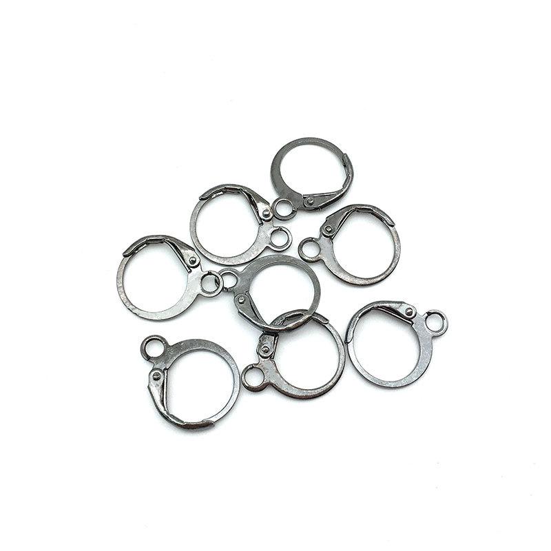 

Эластичный медный круглый французский крючок для уха для DIY серег, ювелирный аксессуар