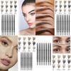 Micro Eye Brow Pencil Dual-ended Precision Brow Pencil For Natural Long-lasting Look