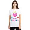 Disney Princess Womens/Ladies Happy Hearts Day! Valentine`s Day T-Shirt