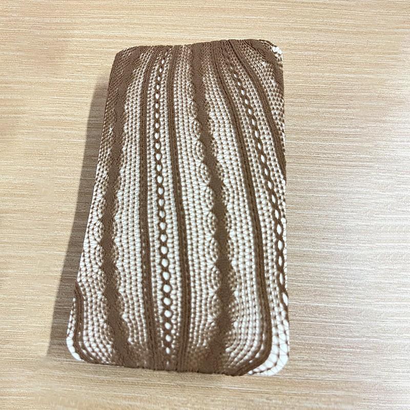 

Retro Diamond-shaped Vertical Stripe Pantyhose, Stylish And Edgy Girl s Sexy Mesh Stockings With Cutouts. One Size кофейный
