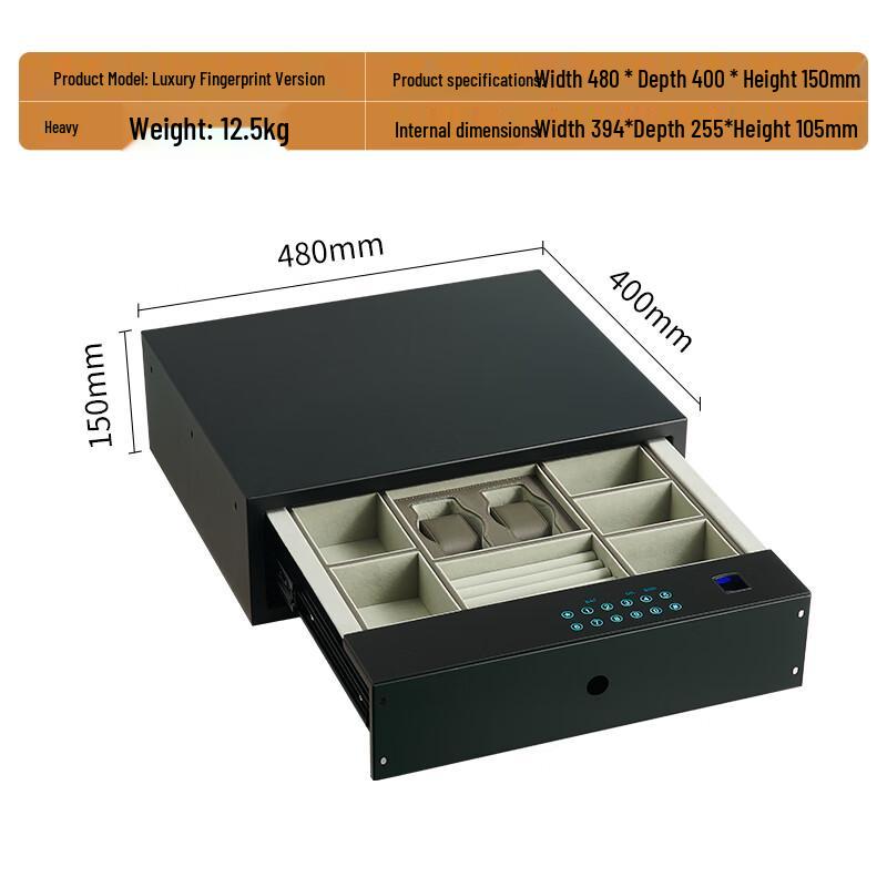 Tiger Brand Mini Bedside Drawer Security Safe