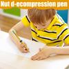 Stress Relief Pencil Enhances Focus Relieve Anxiety Threaded Wooden Graphite Pencil for Students Kids Adults
