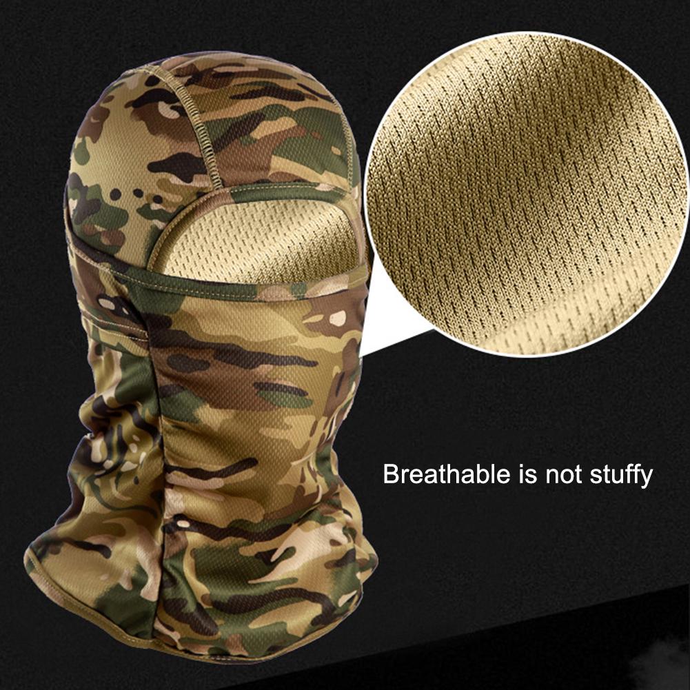Windproof Face Cover Camouflage Sun Multifunctional Breathable Face Guard Cover for Hiking Camping