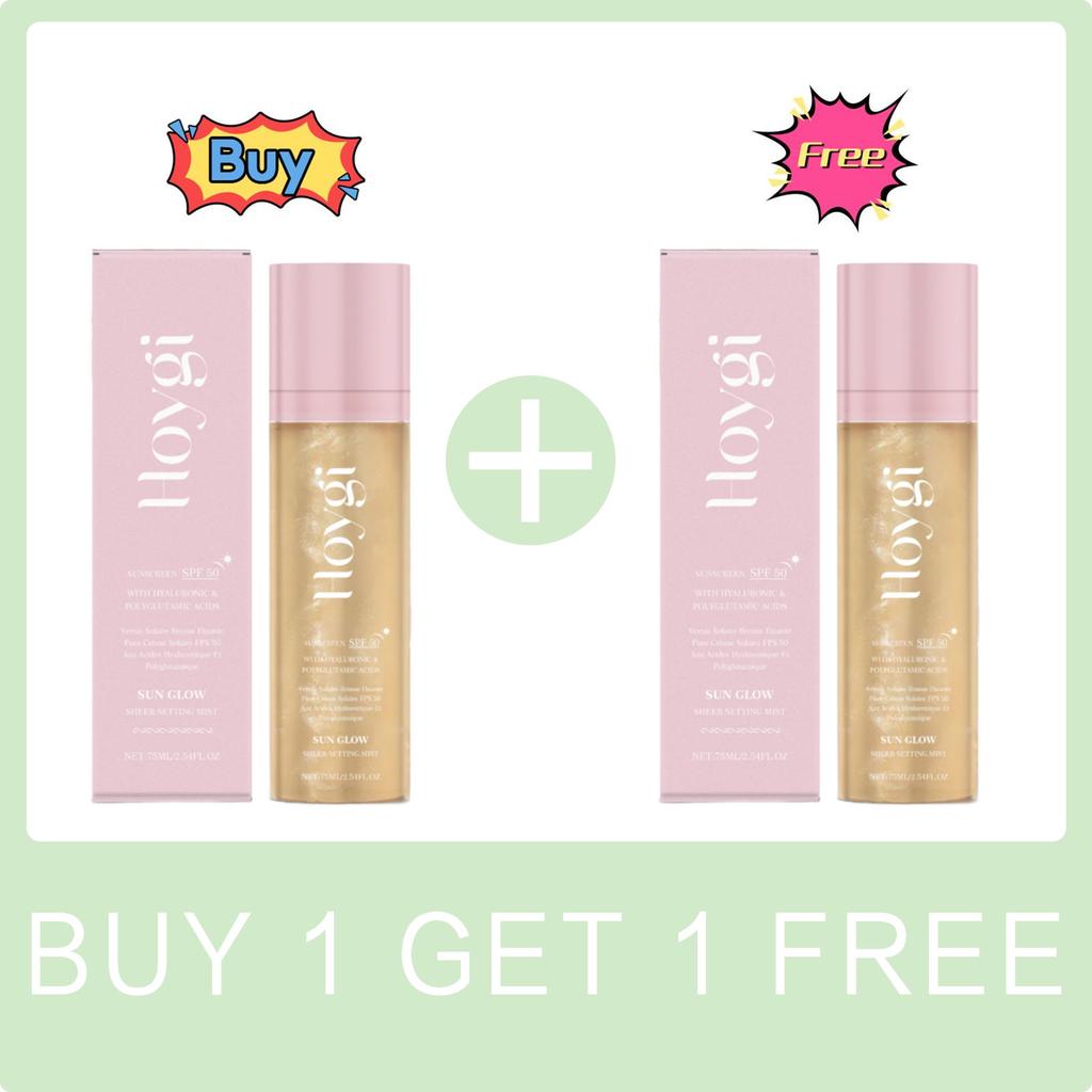 Hoygi Spf 50 Setting Spray Oil Control Long Lasting Matte Natural Non Greasy Waterproof Fast Film Formation Fixer Makeup Spray