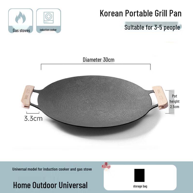 UOSO Multi-functional Grill Pan for Camping & Home Use