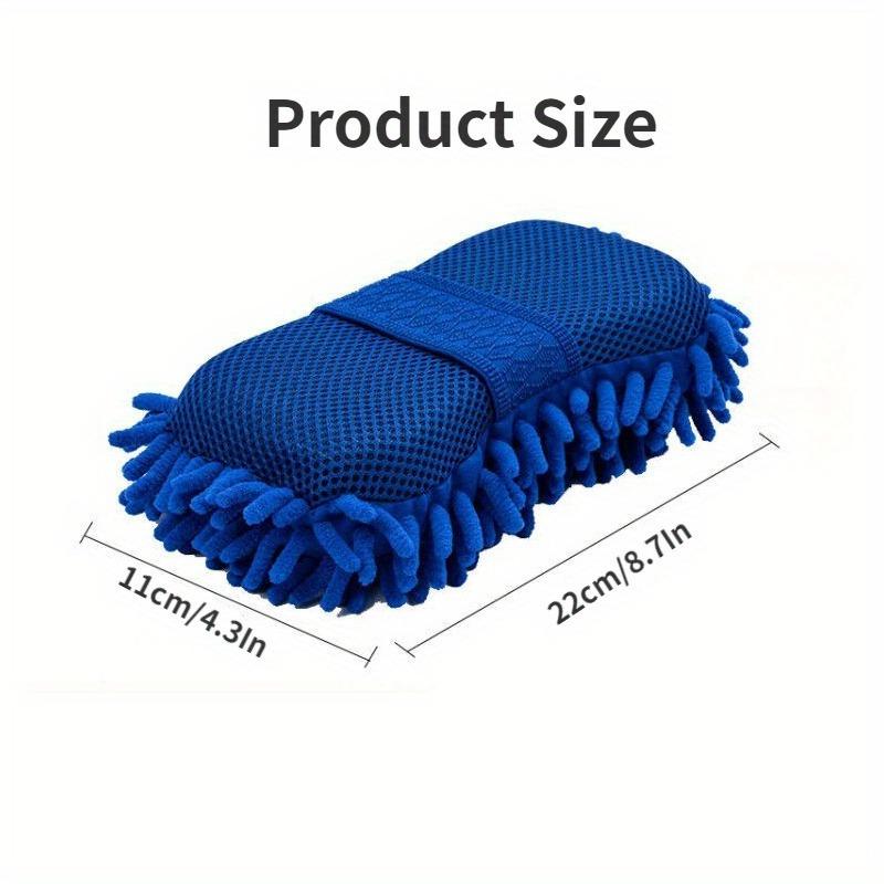 Microfiber Car Cleaning Sponge Soft Absorbent Sponge for Car Home Motorcycle Paint Safe