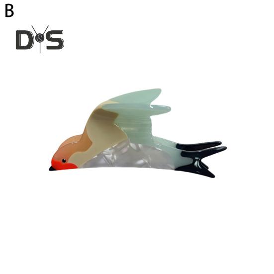 Kvinners Hårklype Duevinge Design Bakhode Hårklemme Lett Komfortabel Sklisikre Tenner Hårstylingsklemme