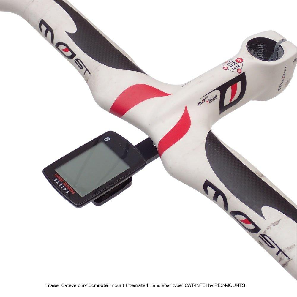 REC Mount Cateye Computer Mount, Integrated Handlebar Type, with Light Adapter [CAT-INTE+CATHL2]