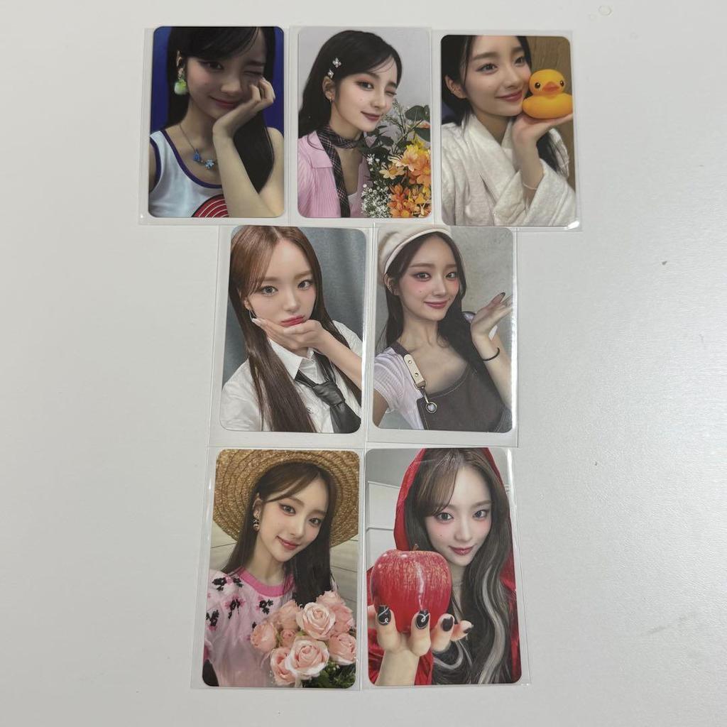 [USED] 7 ichillin Iji trading cards