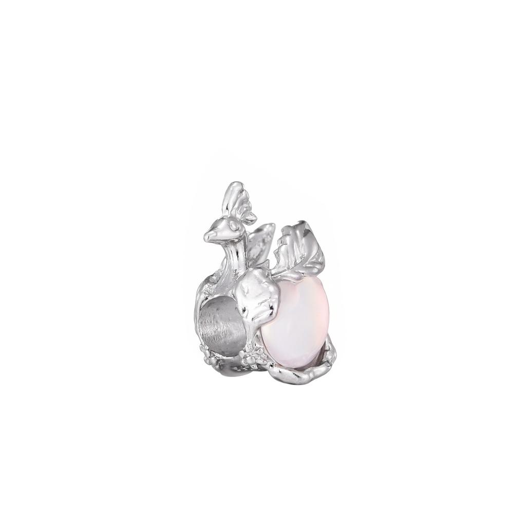 S925 Silver Cute Bear Giraffe Flower Heart Butterfly Bead Bracelet DIY Jewelry Making Kit