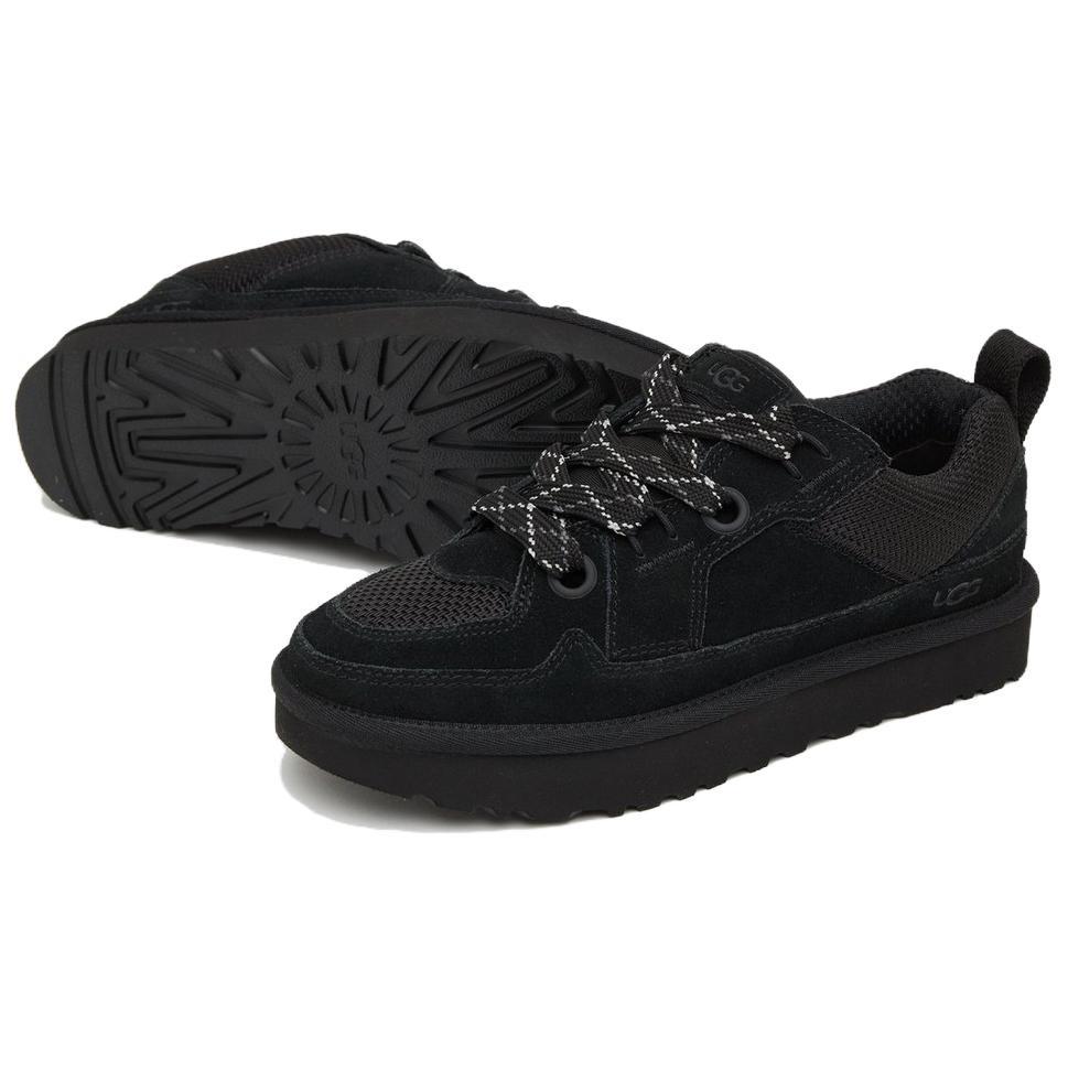 (WMNS) UGG Lowmel Lo 'Black' Women's 1168890-BLK