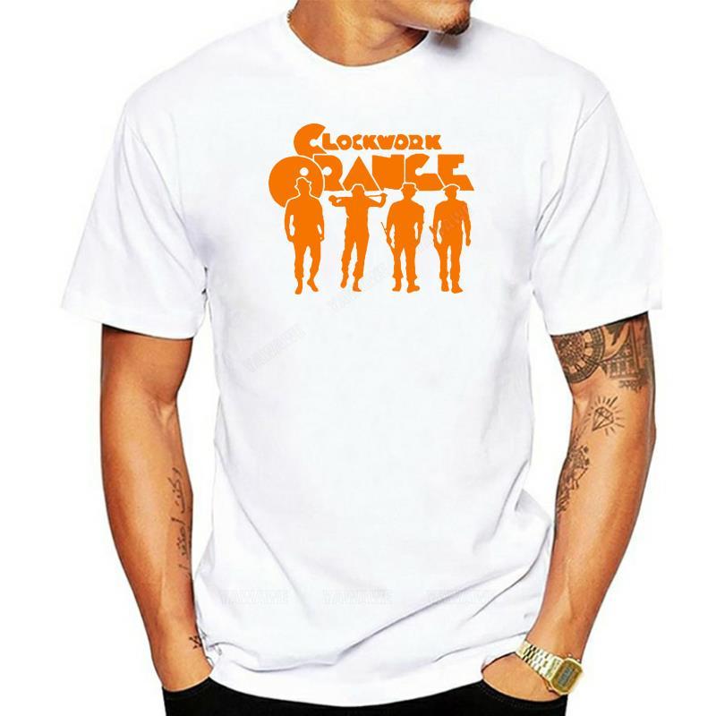 

Vintage Printing Compassionate Youth A Clockwork Orange T Shirt Anthony Burgess Cult Movie Film Poster Kubrick 80S mens tshirt S