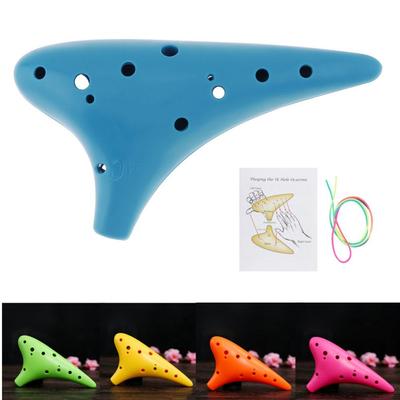 12-otworowy plastikowy flet Ocarina Alto Tone C z żywicy