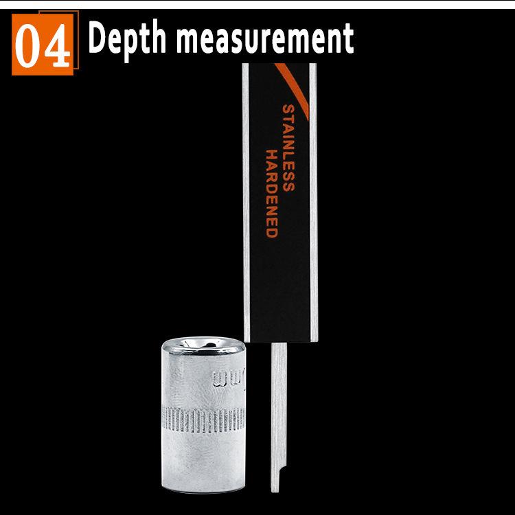 Stainless Steel Digital Vernier Caliper with LCD Display, 0-150mm, Metric/Imperial