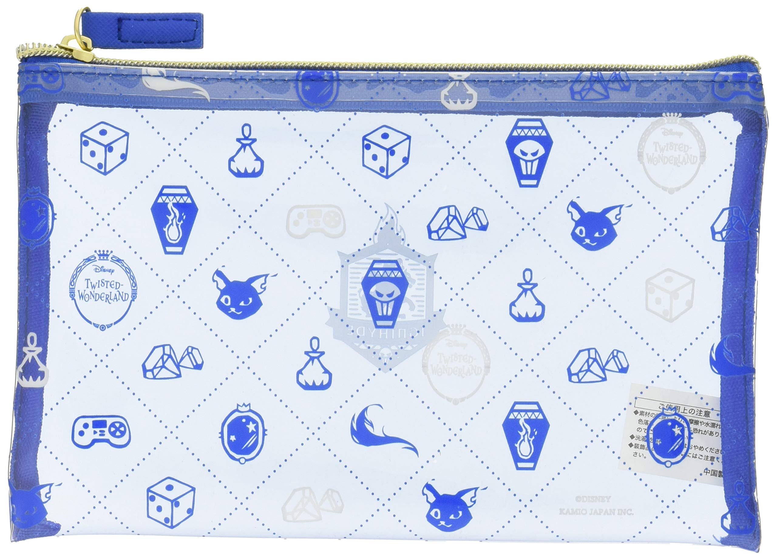 

Kamio Japan Cracks Twisted Wonderland Clear Pouch Ignihyde 54100